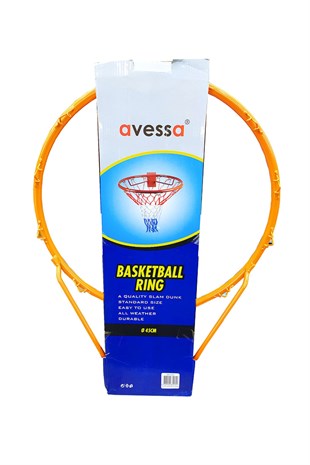 Avessa Basketbol Potası Çemberi Tek Kat Fileli