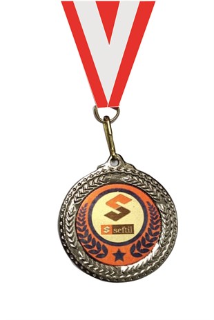 Seftil Messi 5,5cm 2mm Gümüş Madalya